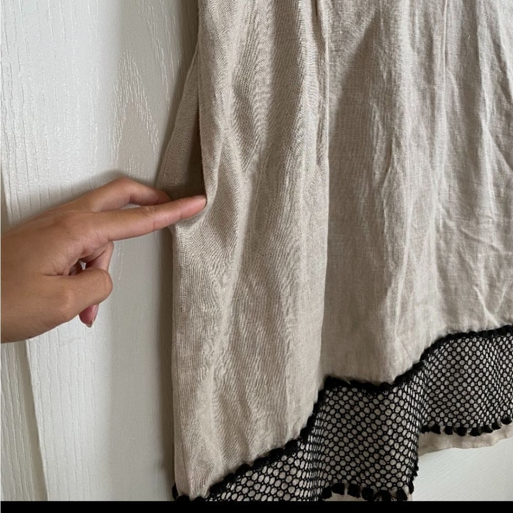 J CREW Linen Poms Dress - Picture 7 of 8